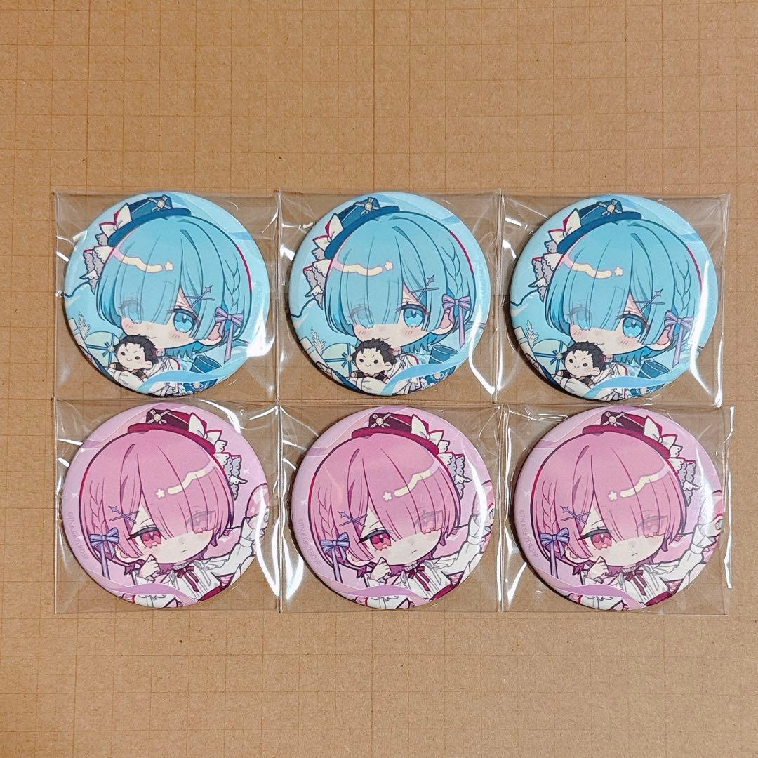 ラム リゼロ レム ギフトボックス 缶バッジ - メルカリ