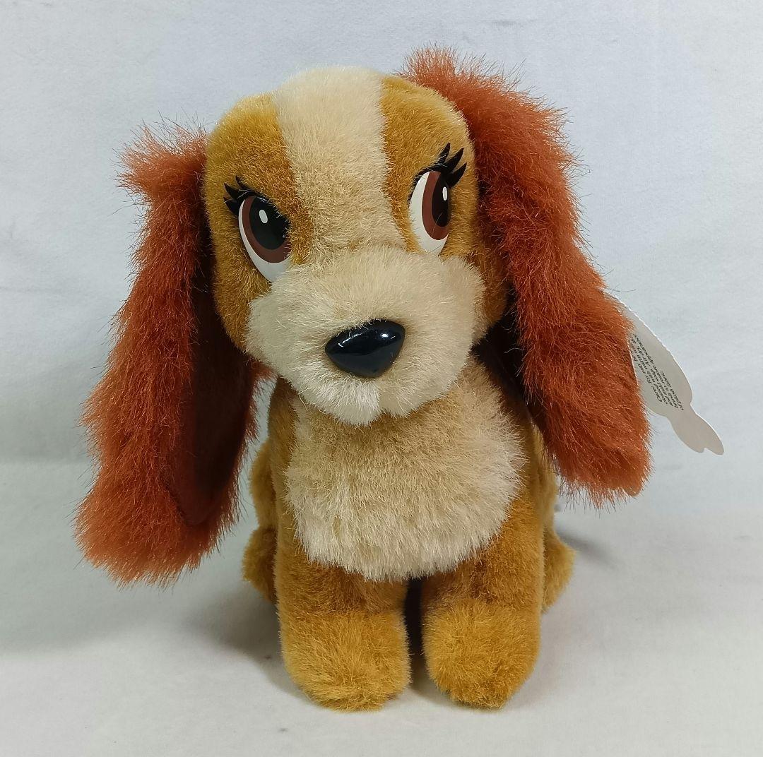 ディズニーわんわん物語 レディ ぬいぐるみ 紙タグ付き レトロ