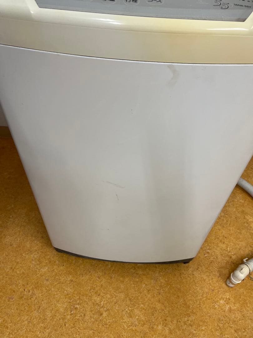 三菱 縦型洗濯機 MAW-55Y 5.5kg ホワイト 洗濯機
