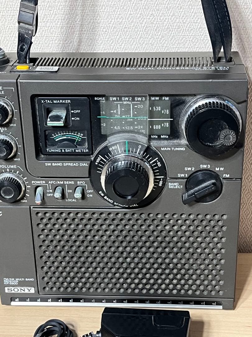 SONY ICF-5900 BCLラジオ／スカイセンサー FMラジオ動作確認済み