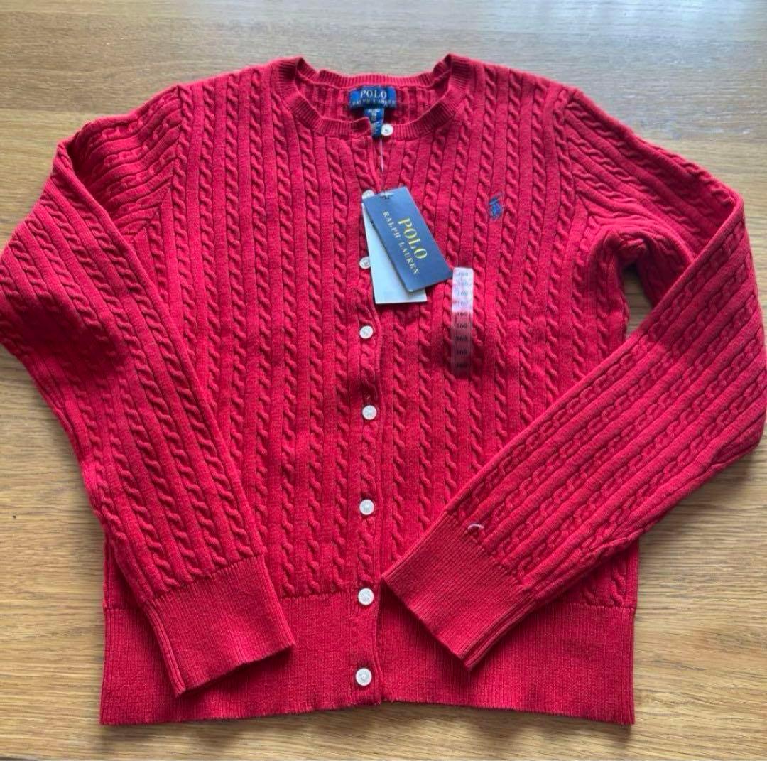 新品 ラルフローレン ケーブルニットカーディガン ラルフローレン