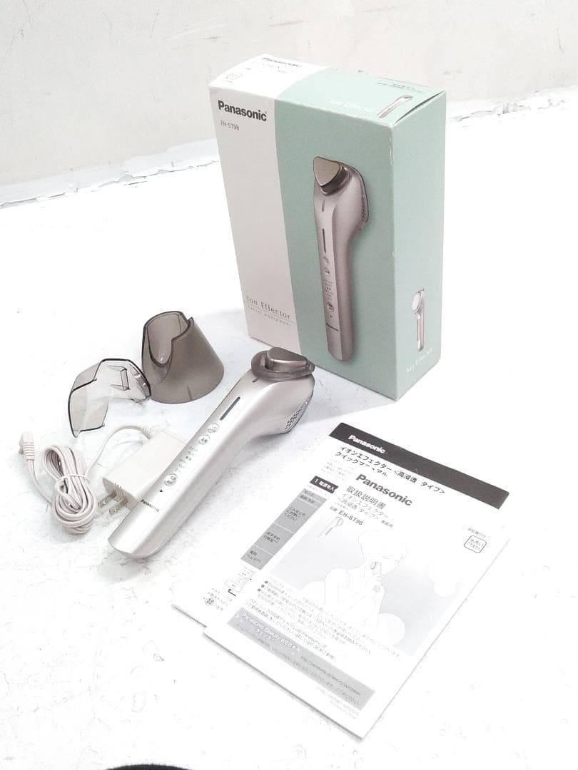 美品 パナソニック　導入美顔器イオンエフェクター高浸透　EH-ST98 元箱付▲ パナソニック 導入美顔器 イオンエフェクター 高浸透タイプ EH-ST98