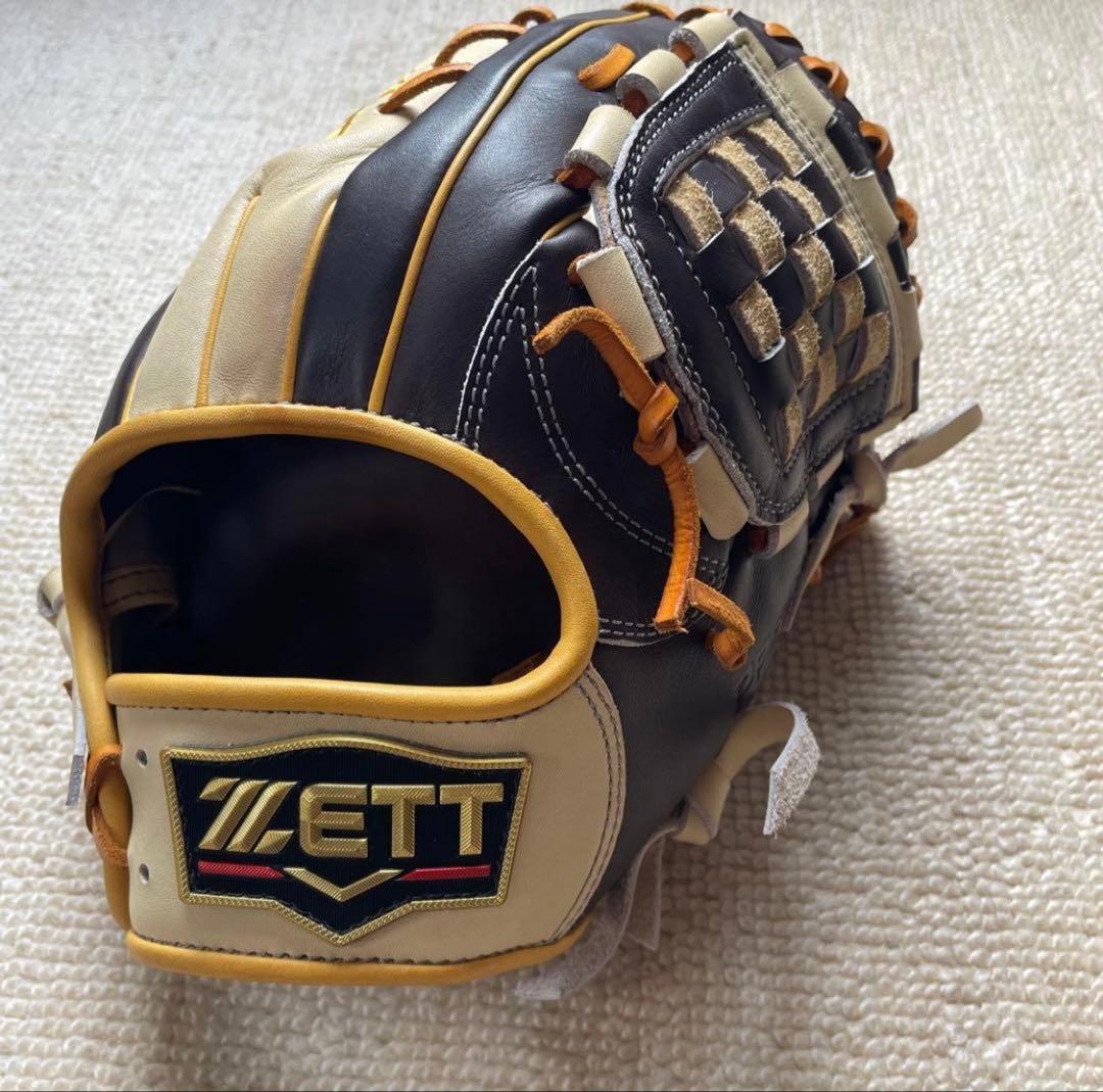 【ほぼ未使用】源田モデル　軟式用　内野 ZETT◇源田モデル 226型/内野手用/軟式グローブ/野球用品/右利き用