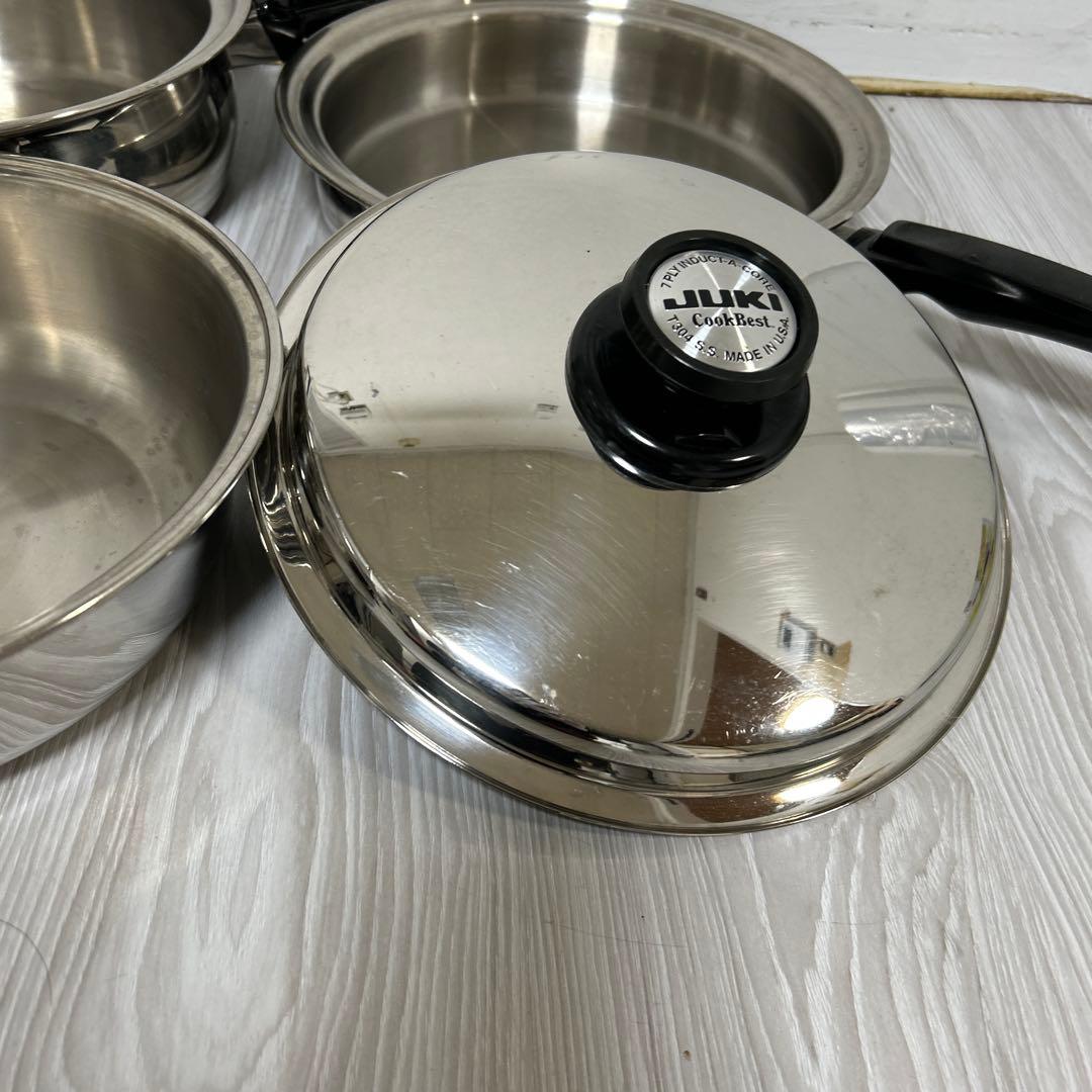 送料込み クックベスト 無水鍋(大)セット JUKI CookBest - メルカリ