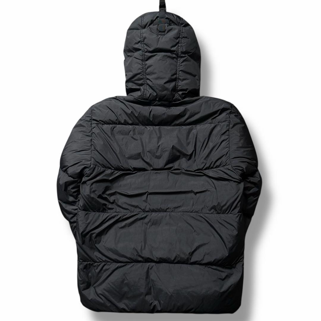 希少 ストーンアイランド ロゴ ダウン アウター ガーメントダイ