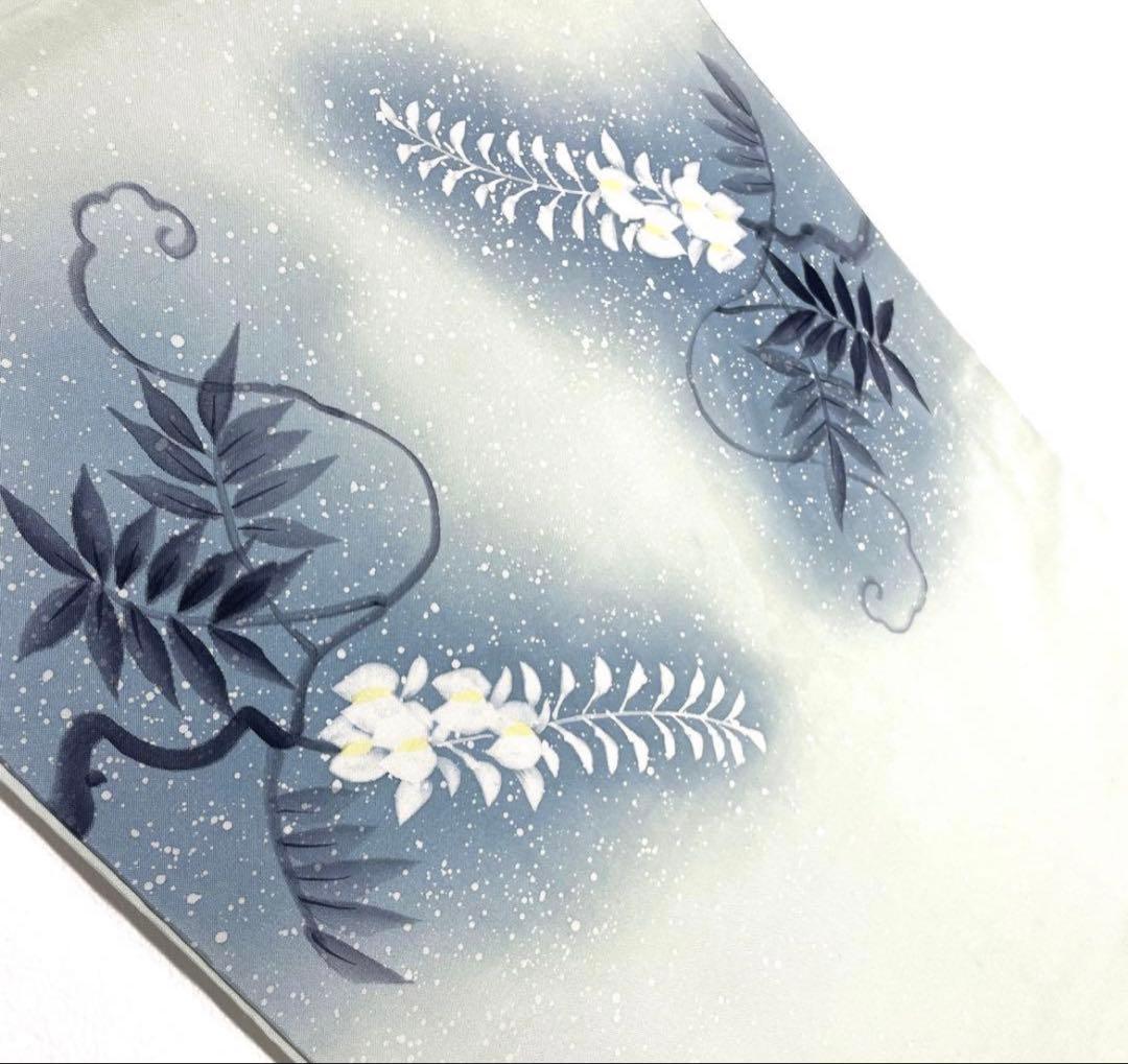 高級 正絹 名古屋帯 藤の花 - メルカリ