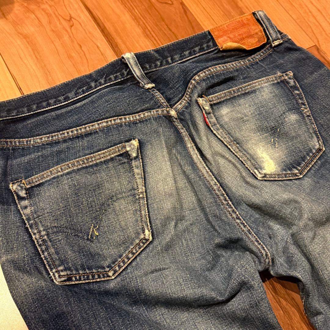 雰囲気最高！LEVI'S 501XX LVC1947 W36【鬼ヒゲ！ハチノス】 - メルカリ