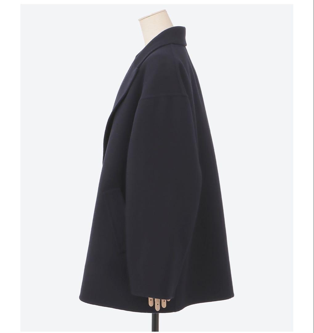 新品タグ付POSTELEGANT ポステレガント ウールリバー ショートコート