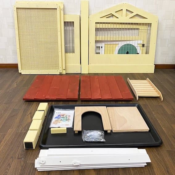 もちつき】壱番館 北欧デザインペットハウス うさぎ用ケージ 可愛い