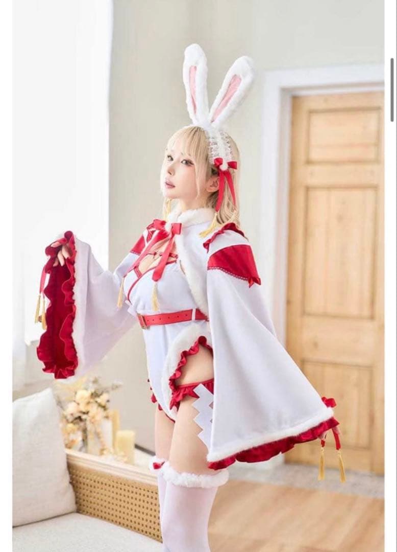 Malymoon ハイシェイプセクシー巫女バニー《オリジナルコスプレ9点セット》