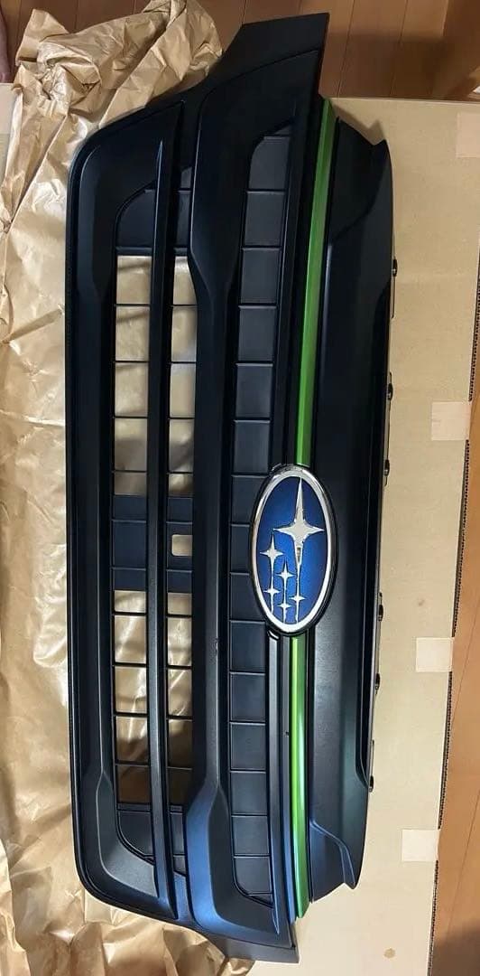 フォレスター SL スバル フロントバンパーグリル ブラック/グリーン