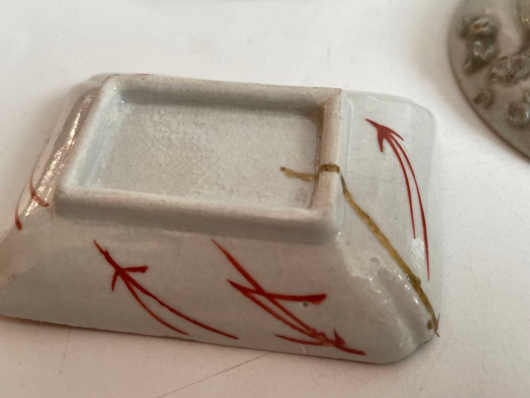 骨董 アンティーク 古伊万里 染付 色絵 豆皿 小皿 いろいろ アソート