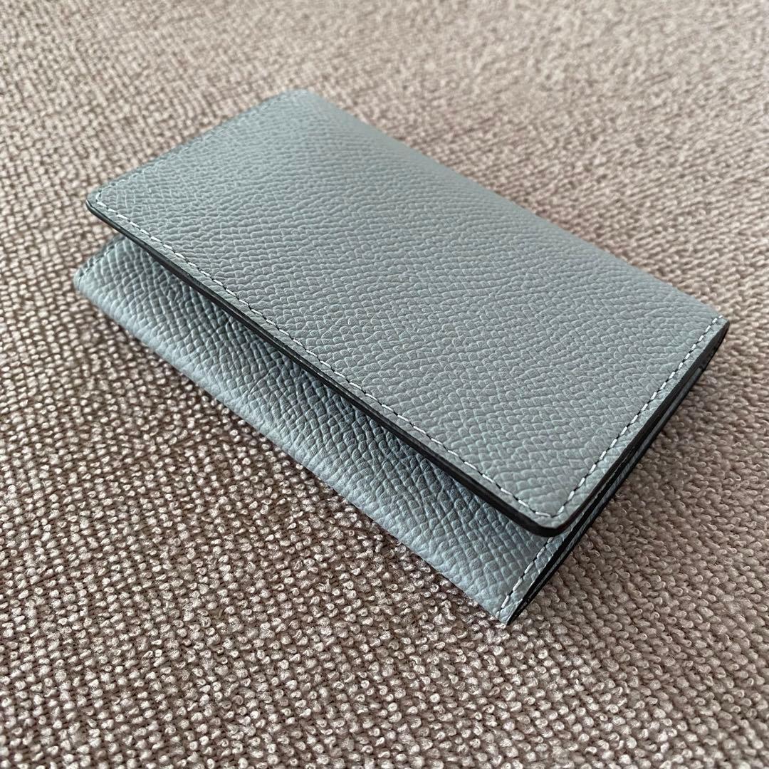 BONAVENTURA ボナベンチュラ 名刺入れ ブルーリン × グレージュ - メルカリ