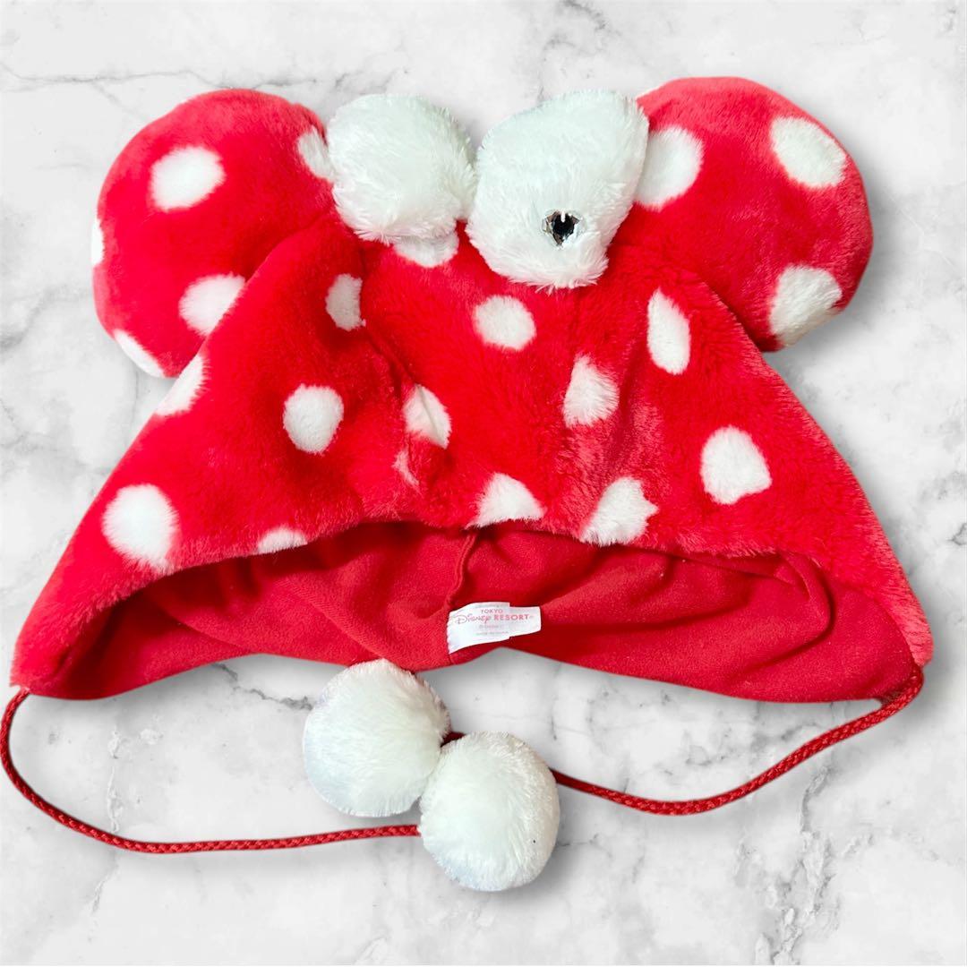 送料無料 ◇ ディズニー ファンキャップ ミニー 水玉 赤 - メルカリ