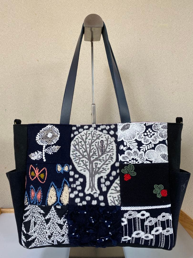 ミナペルホネン＊chouchoギャザポケバッグ✂️ハンドメイド