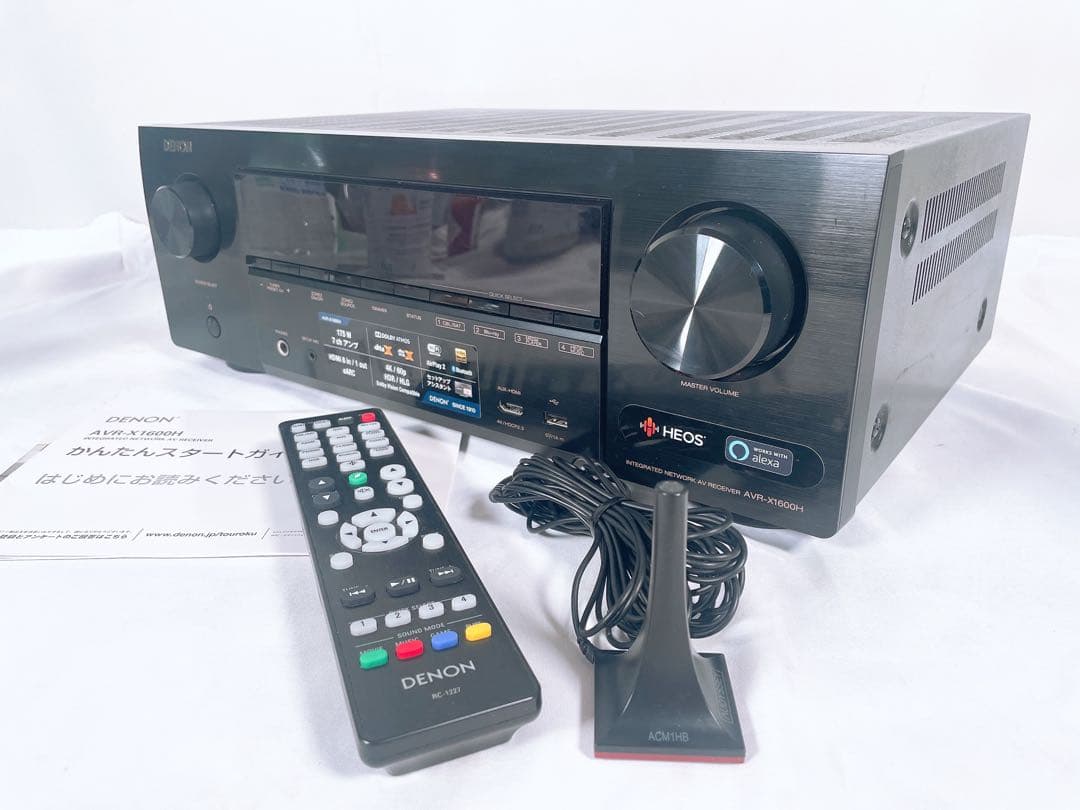 【美品】 DENON AVサラウンドレシーバー 7.2ch AVR-X1600H