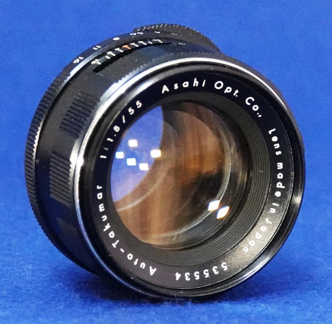 535534　絶品！美虹色フレア　後期型Auto-Takumar　F1.8/55