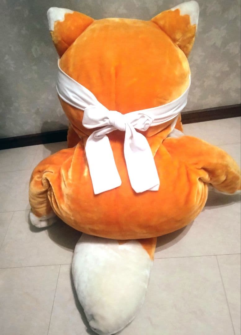 ★希少懸賞品 ◆どん兵衛 特大ぬいぐる《どうすんだ兵衛》 非売品 レトロ