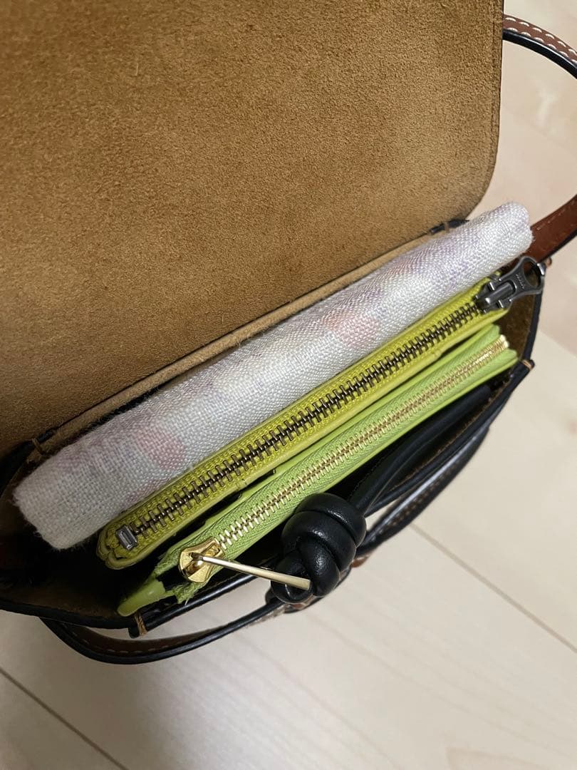 ロエベ LOEWE ゲート ミニ ショルダーバッグ ブラウン 保存袋つき