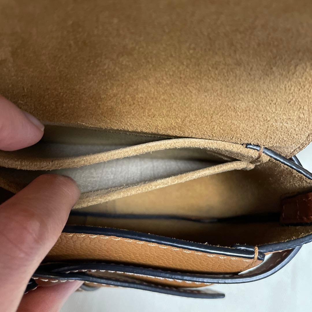 ロエベ LOEWE ゲート ミニ ショルダーバッグ ブラウン 保存袋つき
