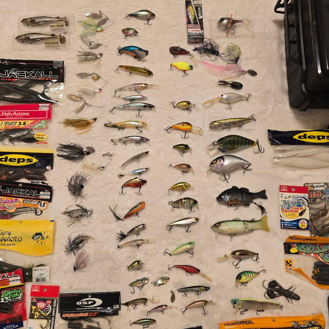 バス釣り引退セットケースカバン付き - メルカリ