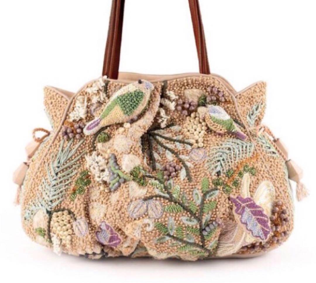 ジャマンピュエッシュ 鳥ビーズバッグ 新品未使用‼️ - メルカリ