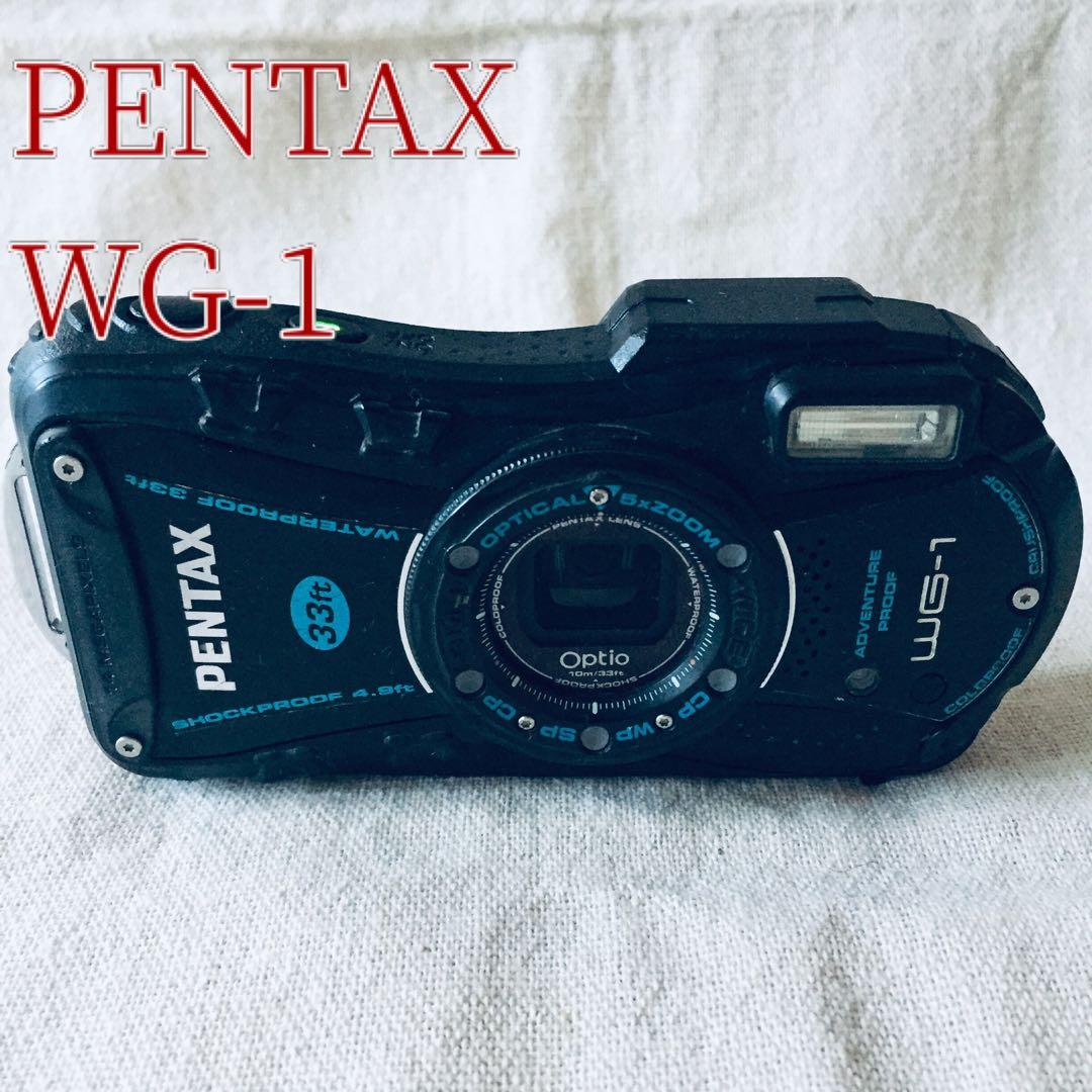 充電器付属 PENTAX WG-1 防水 防塵 耐衝撃 現場 タフカメラ ペンタックス PENTAX WG-1000 グレー（ペンタックス RICOH リコー