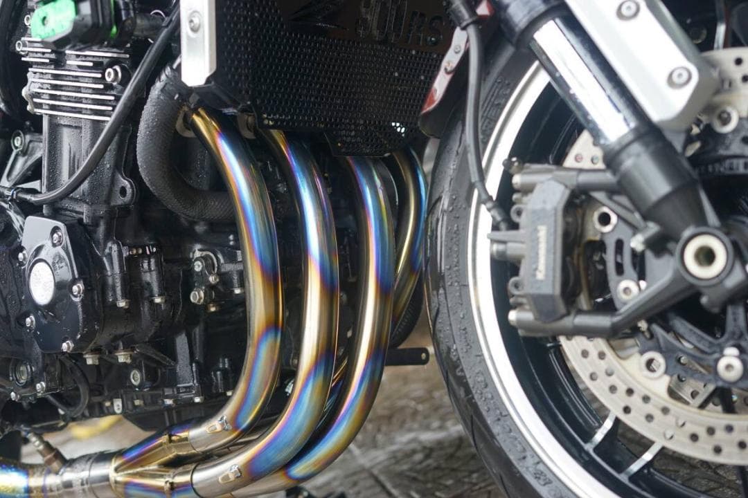 Z900RS 手曲げ チタンマフラー サイレンサー付き Javi Motor - メルカリ