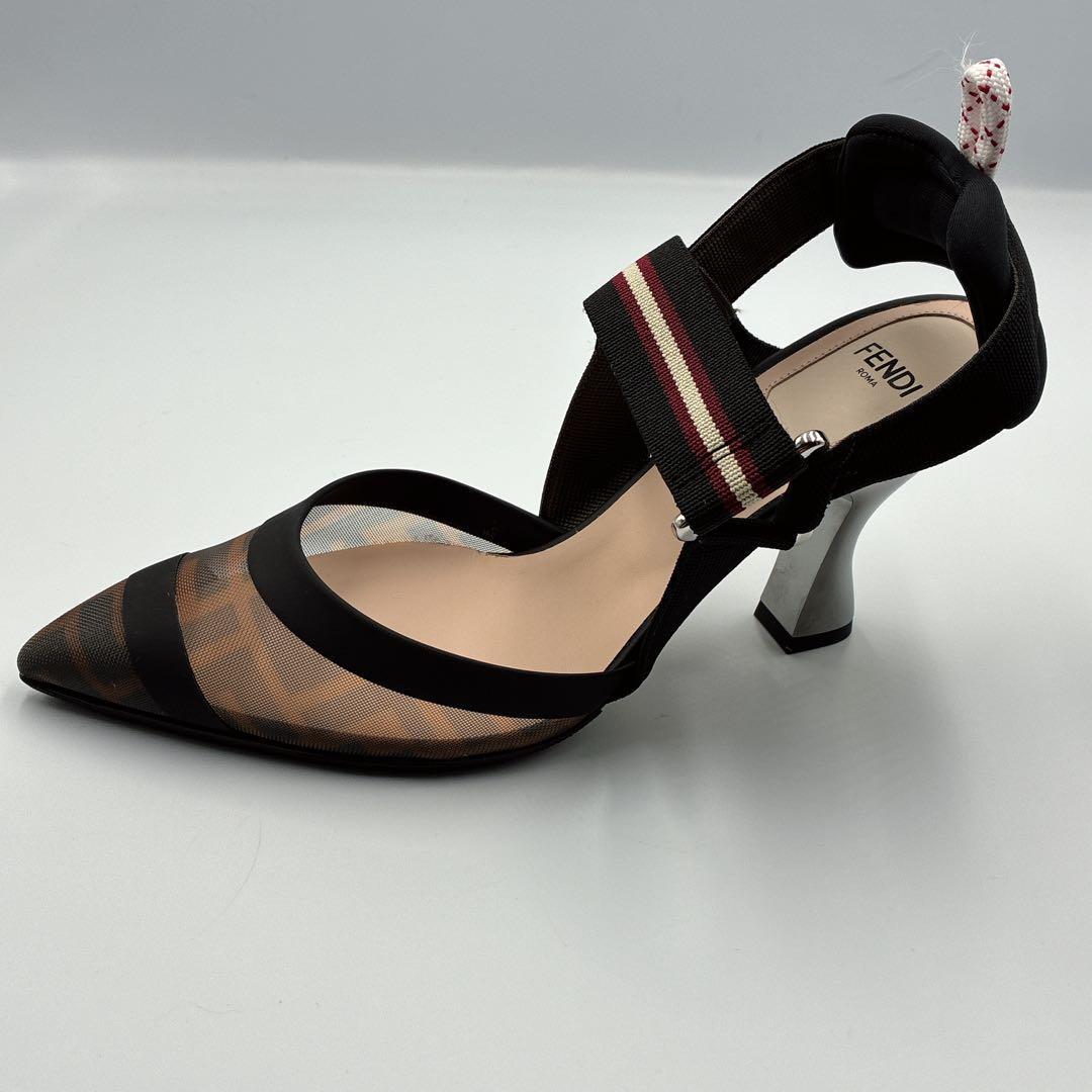 美品・現行⭐️フェンディ スリングバックパンプス コリブリ セレリア