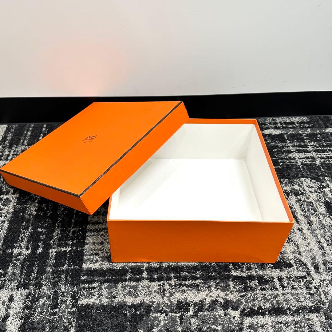 ㉖HERMES エルメス オレンジ 空箱 BOX バッグ用 - メルカリ