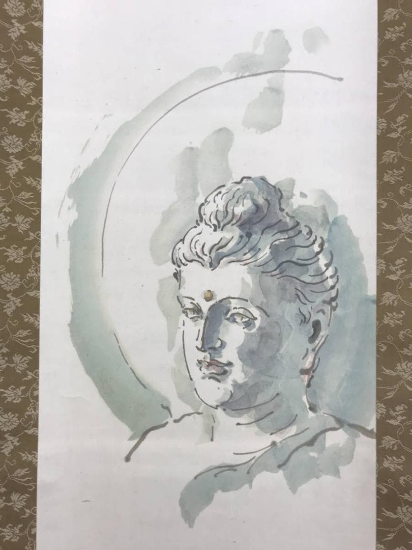 作者不詳/建蛇羅の釋尊図/仏立像（ガンダーラ仏）健邏/名家伝来/AD-862