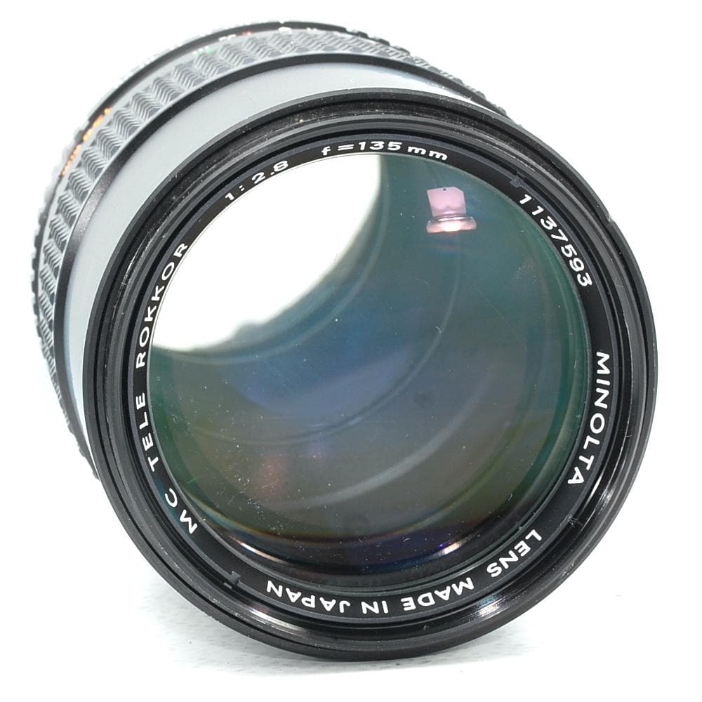 MINOLTA MC TELE ROKKOR 135mm F2.8レンズ 美品 - メルカリ