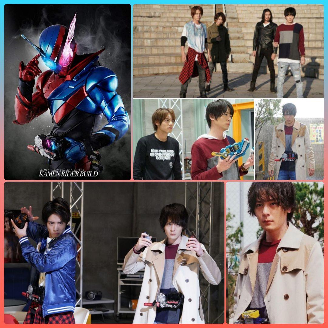 1点限定]仮面ライダービルド桐生戦兎着用衣装異素材切替クルー(色違い