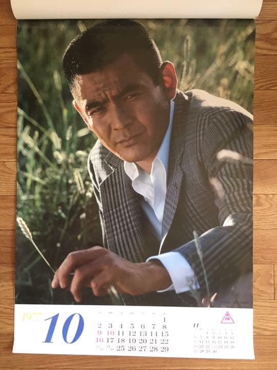 東映カレンダー 1977年 昭和52年 岩城滉一 舘ひろし 菅原文太 ポスター