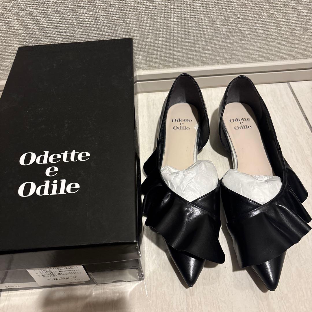 Odette e Odile ブラック パンプス - メルカリ