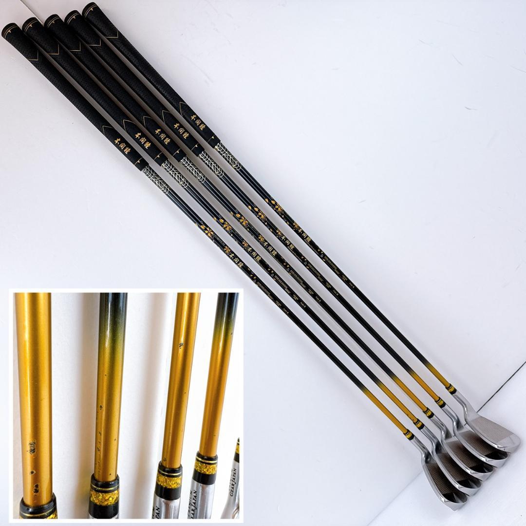 本間睦（ホンマムツミ） MH626 アイアンセット 5本 純正カーボン（R）