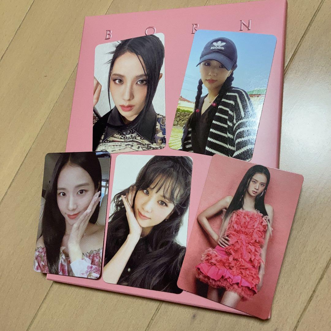 BLACKPINK BORNPINK トレカ　ジス  タワレコ　特典 BLACKPINK ブラックピンク ジス グッズ フォトメッセージカード 56枚