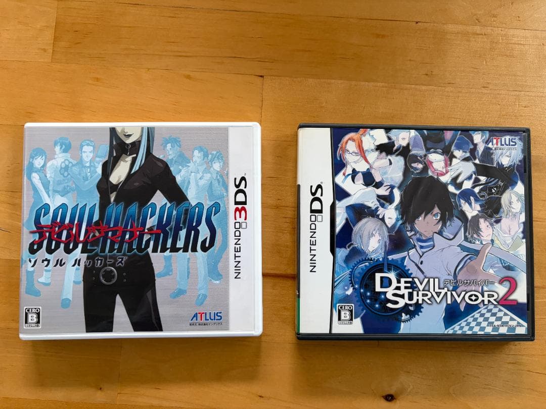 ソウルハッカーズ &デビルサバイバー2 箱のみ ソフト無し - メルカリ