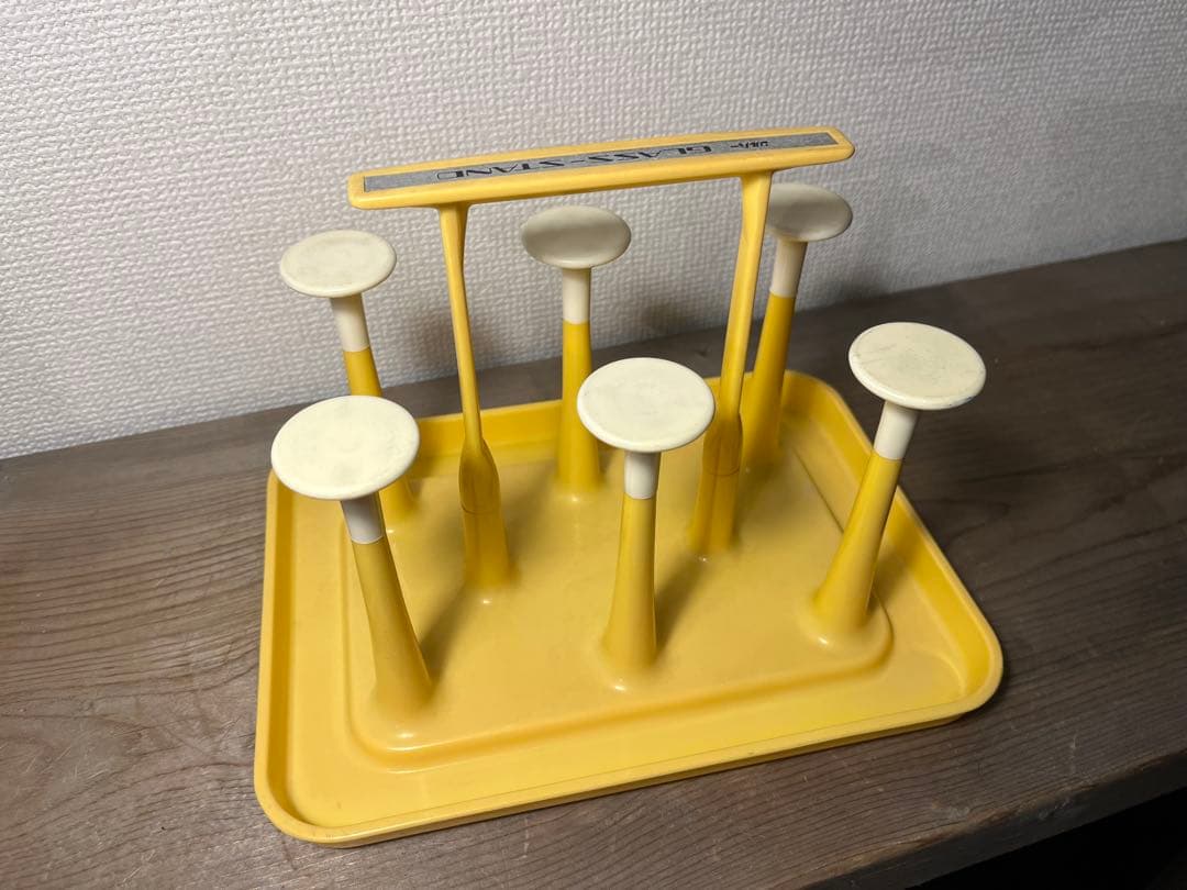 昭和 レトロポップ シルバー GLASS STAND ホルダー vintage - メルカリ