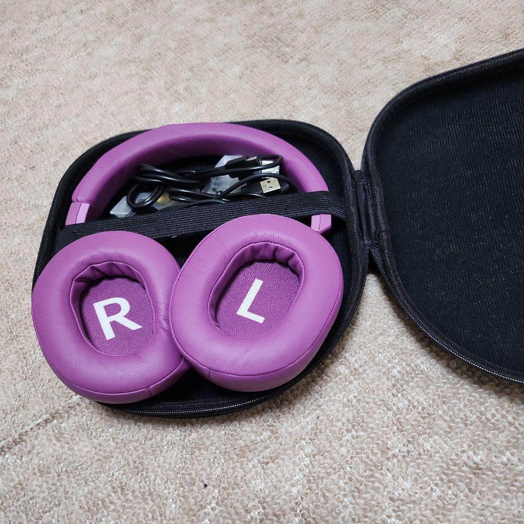 Srythm ワイヤレスヘッドホン 紫明日まで値下げ 明誠 ワイヤレスヘッドホン イヤホン ヘッドセット Bluetooth6.1