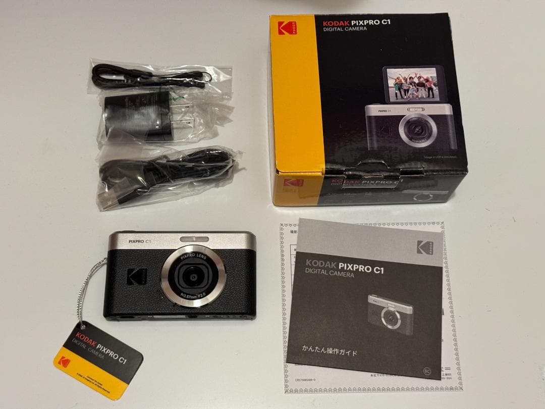 Kodak PIXPRO C1 デジタルカメラ 本体 microSDカード付き Amazon | KODAK PIXPRO C1 13MP、1080p デジタルカメラ(ブラック) 32GB