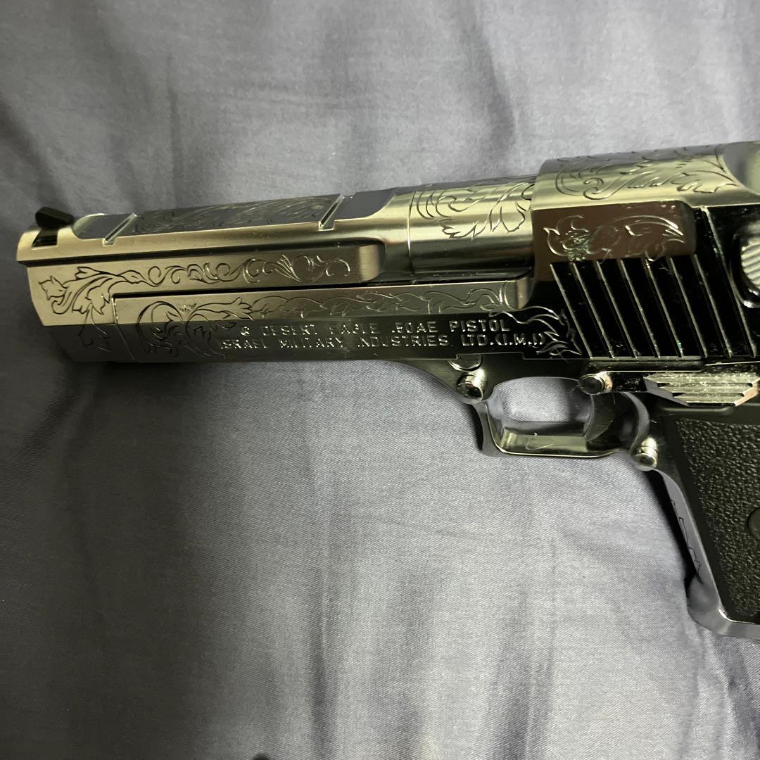 デザートイーグル 50AE ステンレス エングレーブ ガスガン 3マガジン