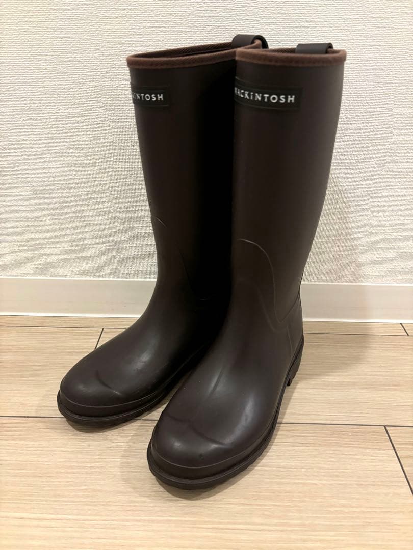 MACKINTOSH レインブーツ 36 ブラウン 2023 / 未使用 / MACKINTOSH LONDON / WISTON RAIN BO