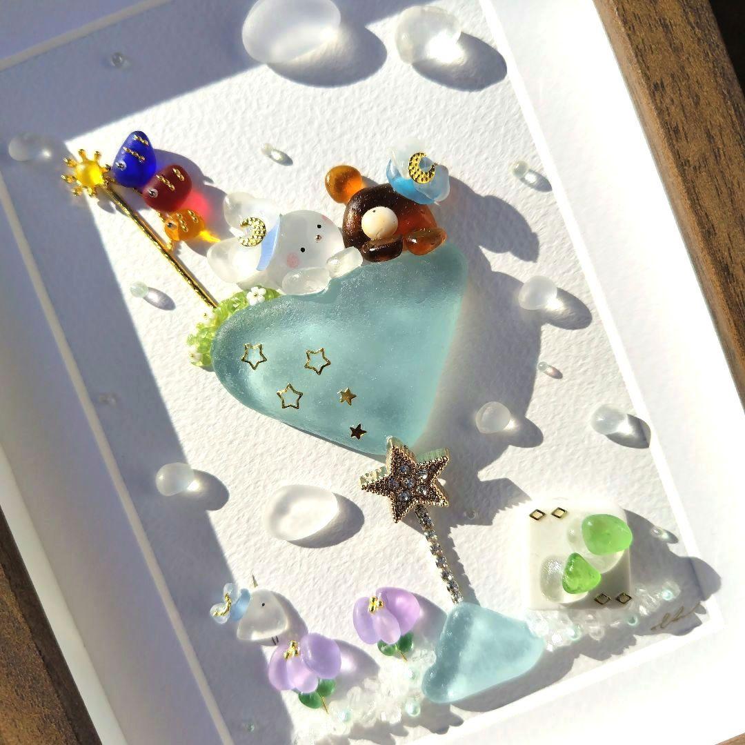 シーグラスアート『 端午の節句.。.:*☆カクテル 』他2点 シーグラスアート「カクテル」送料無料 - ゆきみ工房 | minne byGMO