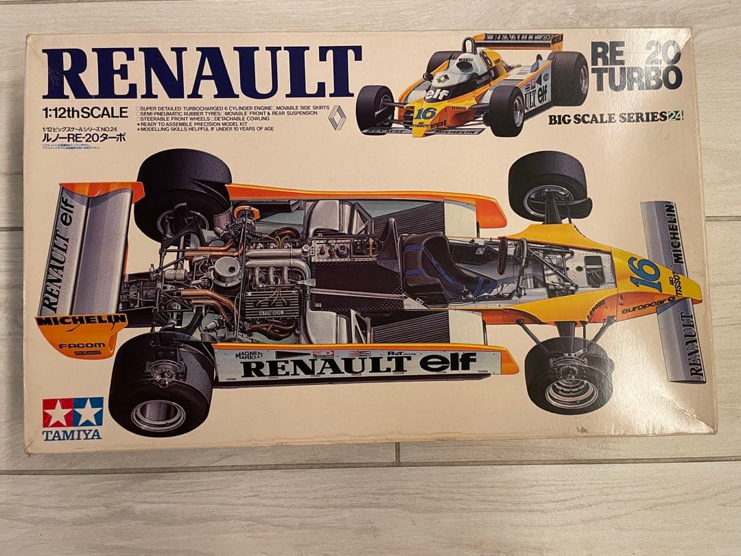ルーノRE 20 TURBO タミヤ　1/12 タミヤ 1/12 ビッグスケールシリーズ ルノーRE-20ターボ（エッチング