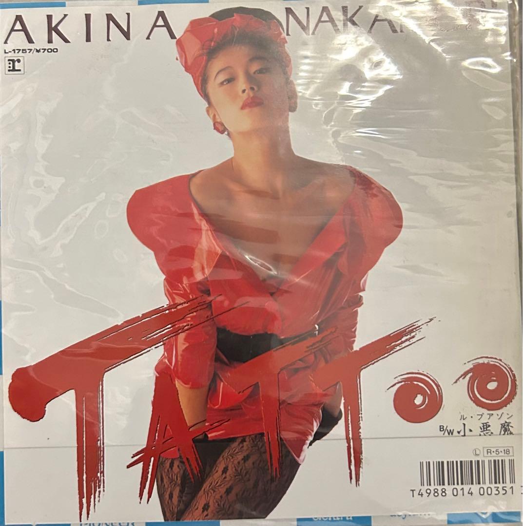 EP】L1757 中森明菜 TATTOO□人気作品 - メルカリ