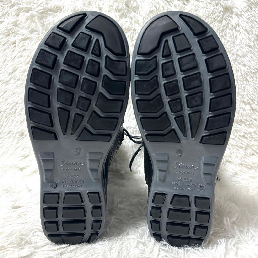 【未使用品】安全靴 26.0cm ブラック WS33 静電靴 消防 長編上