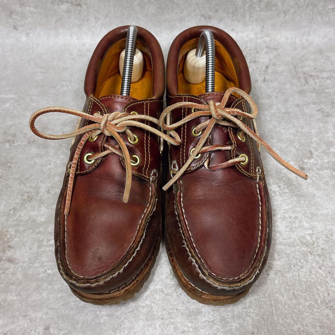 人気 ティンバーランド 3eye バーガンディ デッキシューズ アメカジ 27
