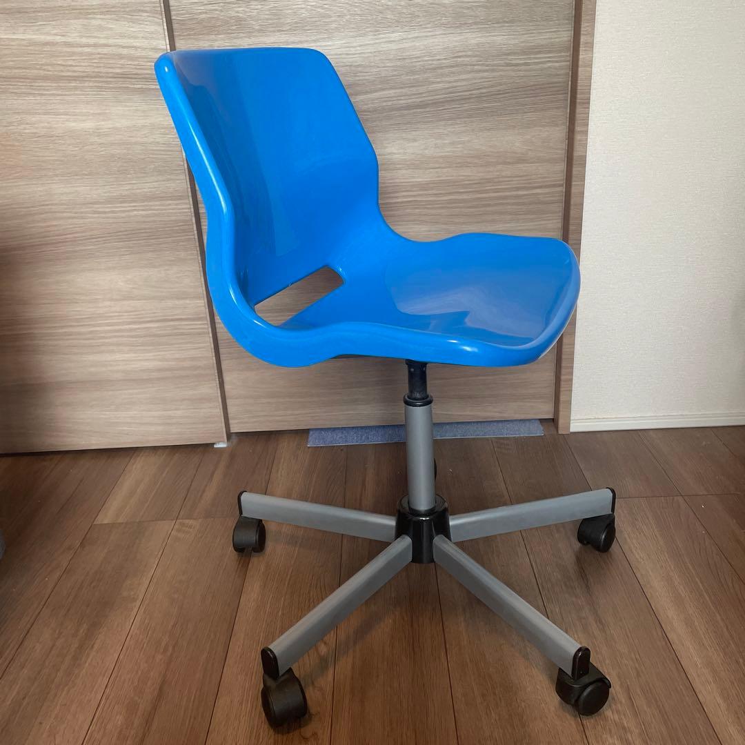 IKEA SNILLE 回転チェア ブルー - メルカリ