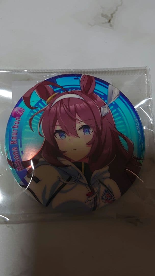 ウマ娘 プリティーダービー 宇宙走娘 コスモピュエラ 缶バッジ